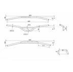 Titanium BMX Style Handlebar